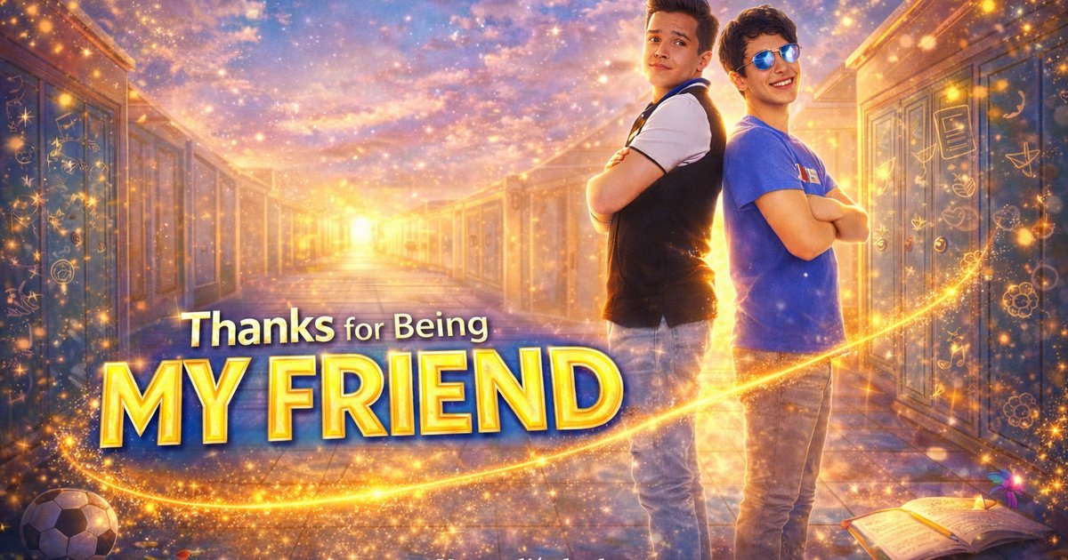 ¡Thanks for being my friend! poster