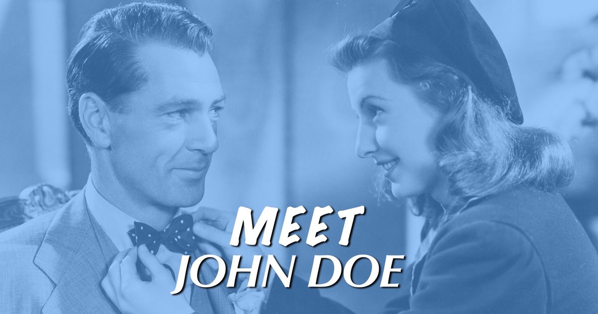 Meet John Doe poster