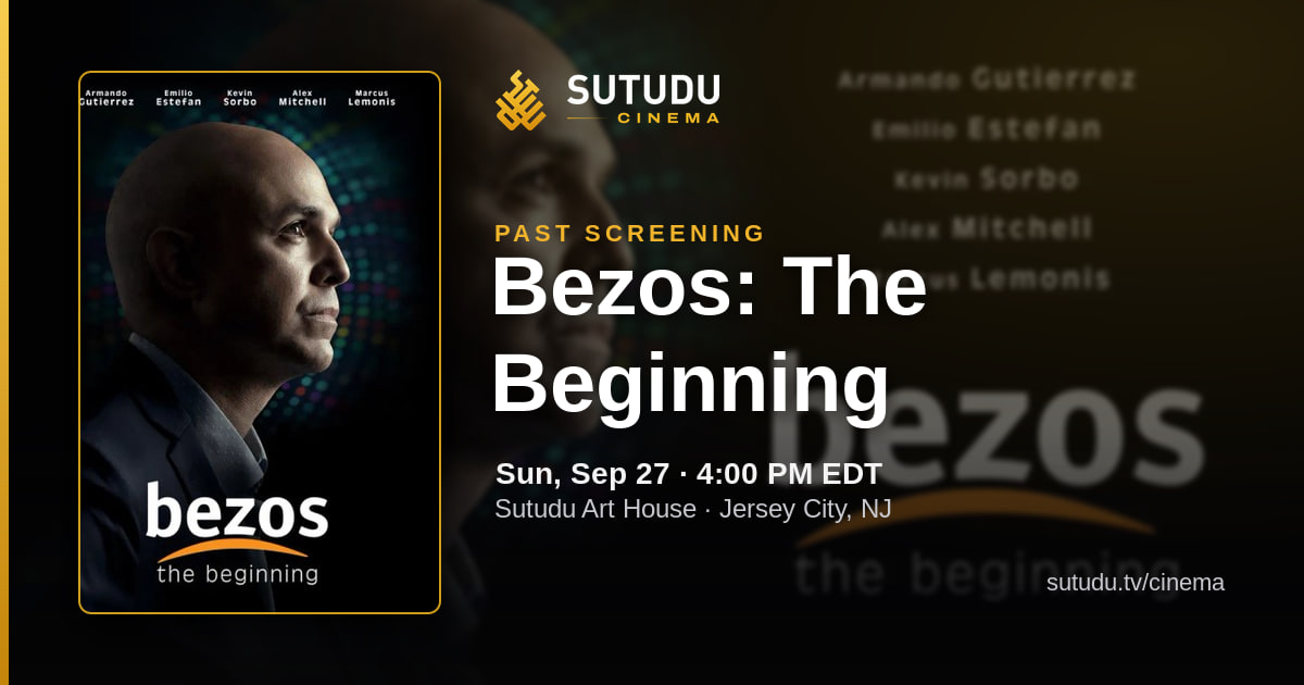 Bezos: The Beginning at Sutudu Art House — Sutudu Cinema screening